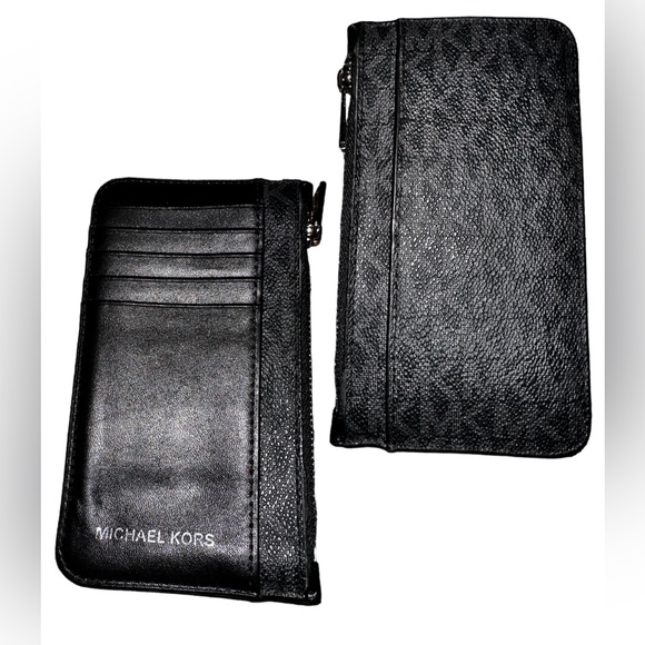 Men’s- Michael Kors- Black Logo Slim Wallet- EUC - Picture 1 of 2